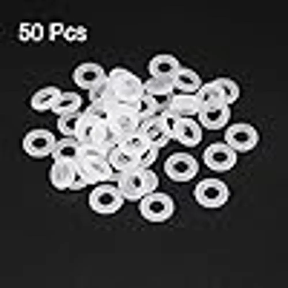 uxcell 10mm OD Silicone O-Rings - 50 Pack